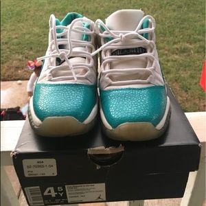 Snake 11 lows teal/ white